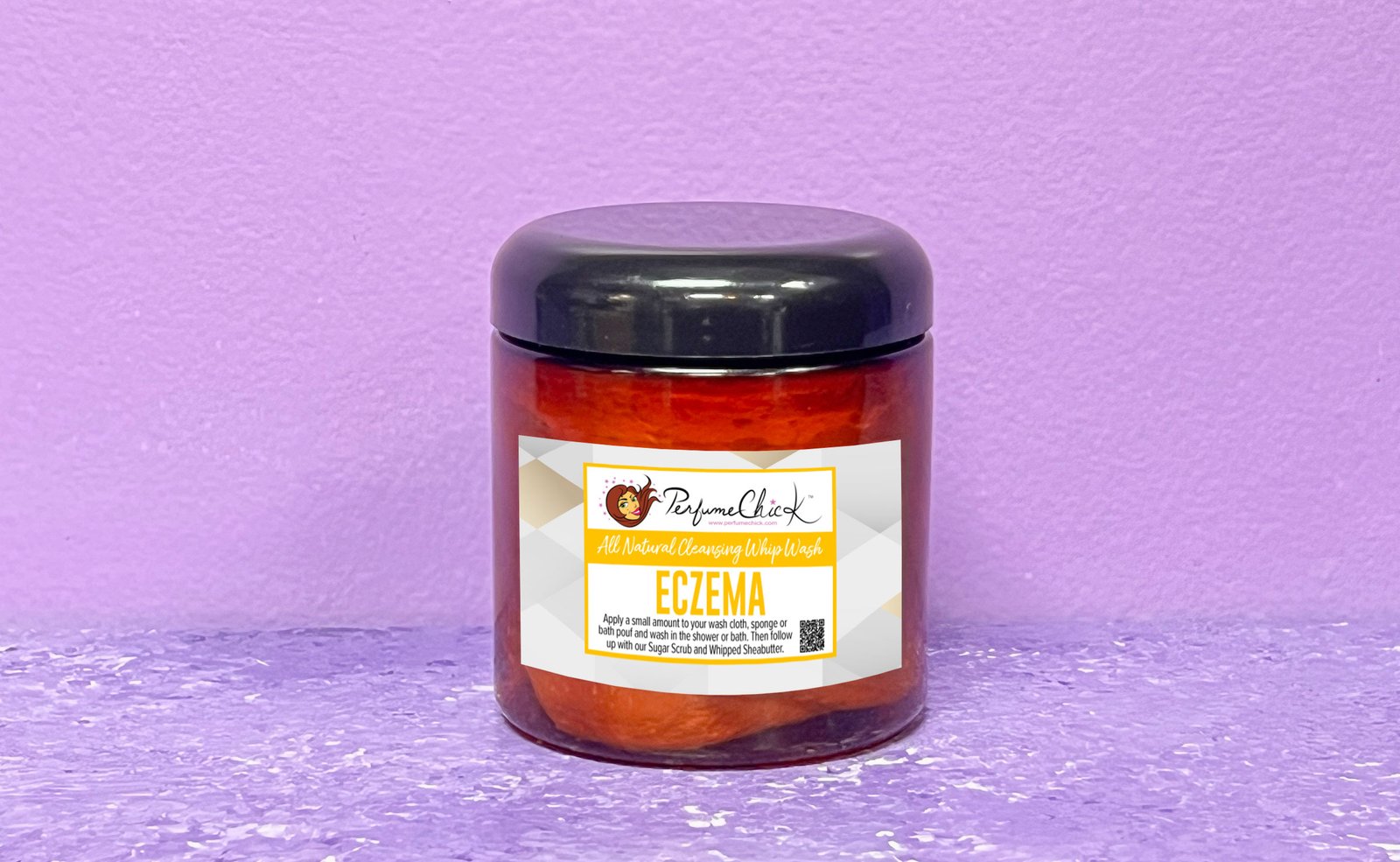 ALL NATURAL CLEANSING WHIP WASH (ECZEMA) !!     8oz. Jar (WHIPPED CREAM SOAP) image 0